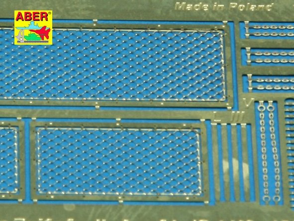 Aber 35G09 Grilles for german tank Pz.Kpfw. II, Ausf.L Luchs (SD.Kfz.123) 1/35 – zdjęcie 3