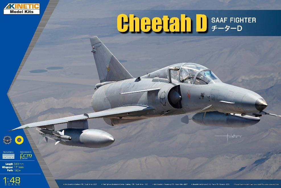 Kinetic K48081 Cheetah D SAAF Fighter 1/48 – immagine 2