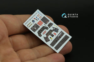 Intérieur imprimé en 3D et coloré sur papier décalcomanie Quinta Studio QD32128 Ta 152H (Zoukei-Mura) 1/32 – image 3