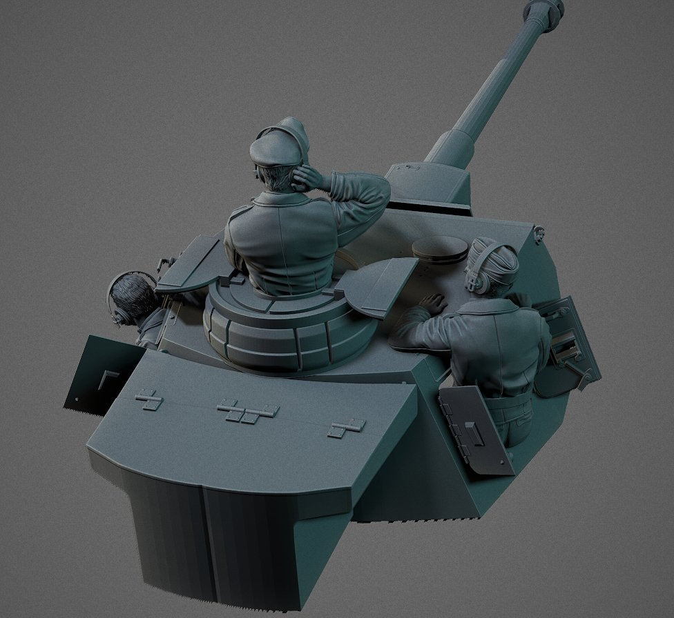 Panzer Art FI35-099 Équipage de tourelle de Panzerjacke allemand (chars PzIII et PzIV) 1/35 – image 2