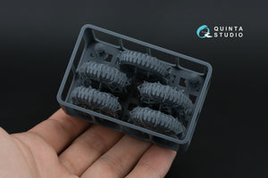 Quinta Studio QT35012 Dodge WC Family tire set with chains (Zvezda) 1/35 – image 3