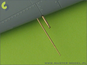 Master AM-72-012 Fw 190 A2 - A5 armament set (MG 17, MG FF, MG 151 barrel tips) &amp;amp; Pitot Tube – imagen 2