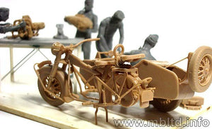 Master Box 3560 Équipe de réparation de motos allemandes (1/35) – image 12