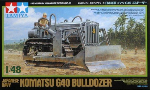 Tamiya 32565 Japanese Navy IIWW Komatsu G40 Bulldozer 1/48
