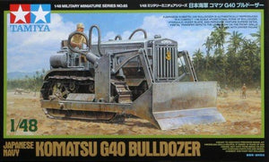 Tamiya 32565 Bulldozer Komatsu G40 de la Marine japonaise (Seconde Guerre mondiale) (1/48)
