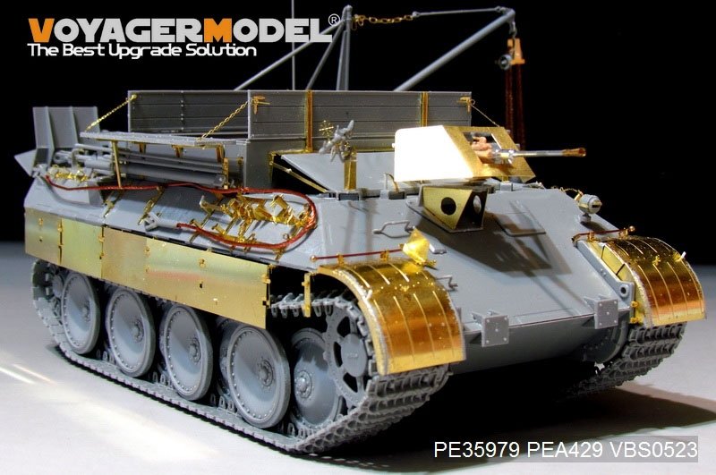 Voyager Model PE35979 WWII German Bergepanther Ausf.A (Early type,Panther A tool holders) Basic For TAKOM 2101 1/35 – imagen 2