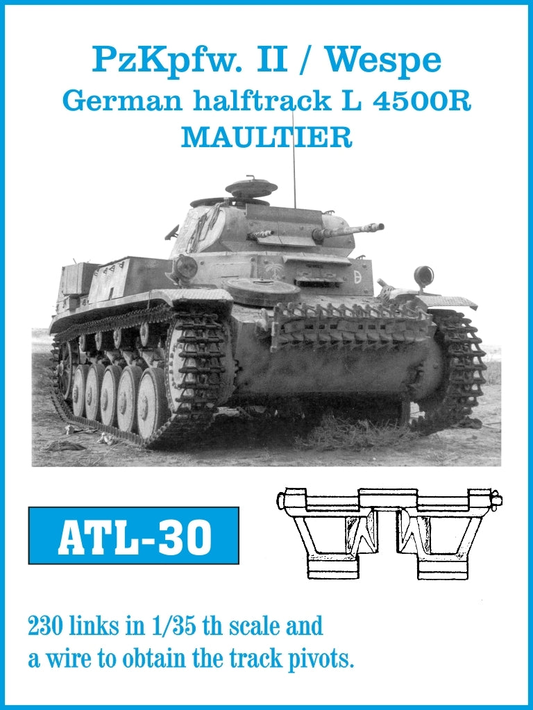 Friulmodel ATL-030 PzKpfw. II / German halftrack L 4500R MAULTIER 1/35