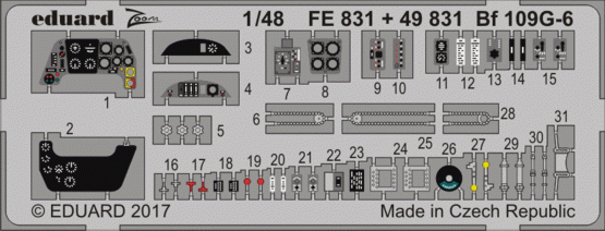 Eduard 49831 Bf 109G-6 ZVEZDA 1/48 – imagen 2