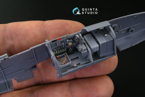Quinta Studio QD48141 Ki-61-Id 3D-Printed &amp;amp; coloured Interior on decal paper (Tamiya) 1/48 – imagen 4