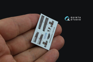 Quinta Studio QD72100 F-104G 3D-Printed &amp;amp; coloured Interior on decal paper (Hasegawa) 1/72 – imagen 3