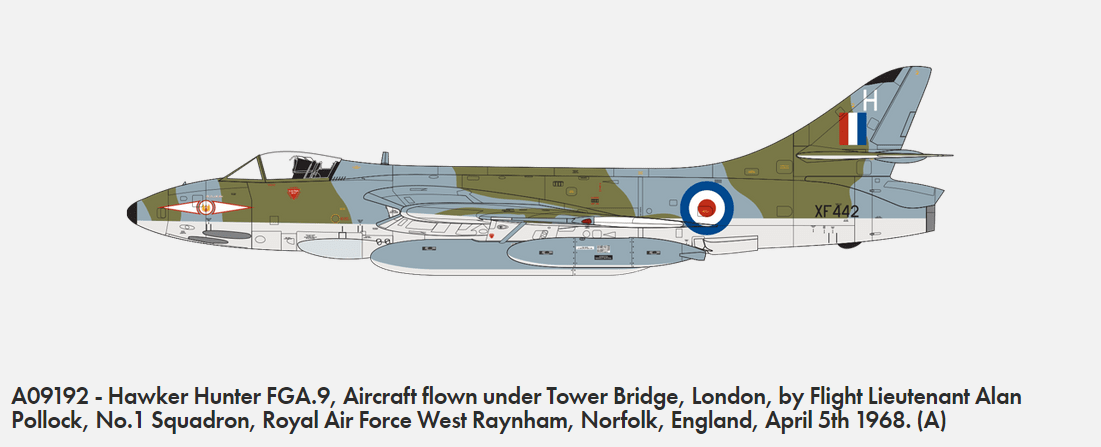 Airfix 09192 Hawker Hunter FGA.9/FR.10/GA.11 1/48 – immagine 5