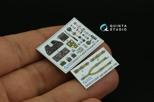 Quinta Studio QD48317 P-40E/K 3D-Printed &amp;amp; coloured Interior on decal paper (Hasegawa) 1/48 – Bild 5