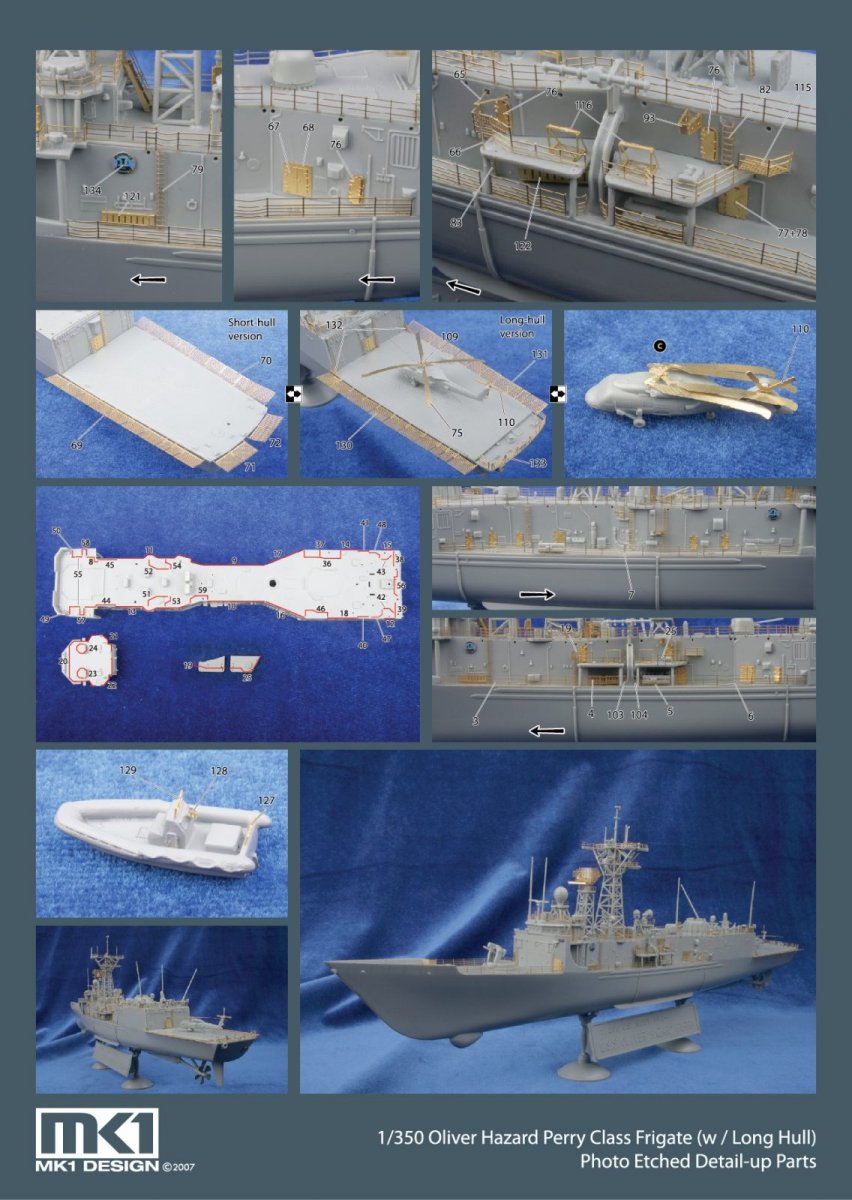 MK1 Design MS-35036 USS Olivier Hazard Detail 1/350 – imagen 4