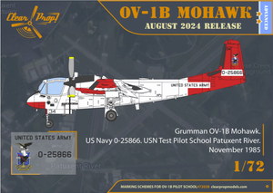 Clear Prop! CP72038 OV-1B Mohawk &amp;quot;Pilot School&amp;quot; ADVANCED KIT 1/72 – imagen 4