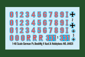 Hobby Boss 84831 German PzBeobWg V Ausf.A 1/48 – Bild 3