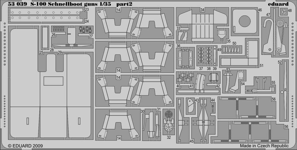 Eduard 53039 S-100 Schnellboot guns ITALERI 1/35 – imagen 2