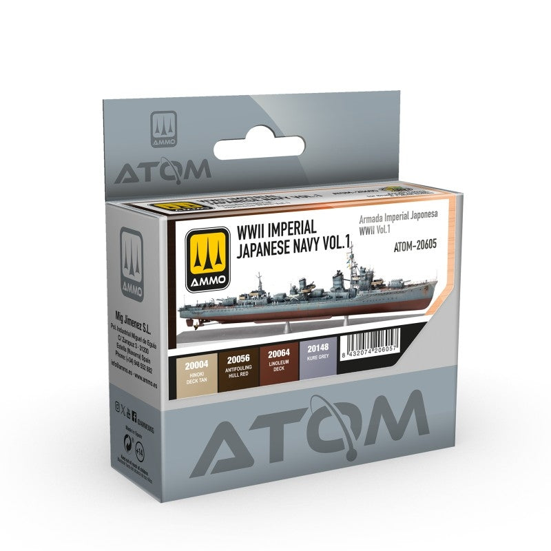 AMMO by Mig Jimenez 20605 ATOM WWII Imperial Japanese Navy Vol.1 Set