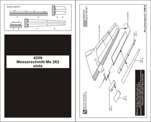 Aires 4206 Me 262A Schwalbe slots 1/48 TAMIYA – imagen 2