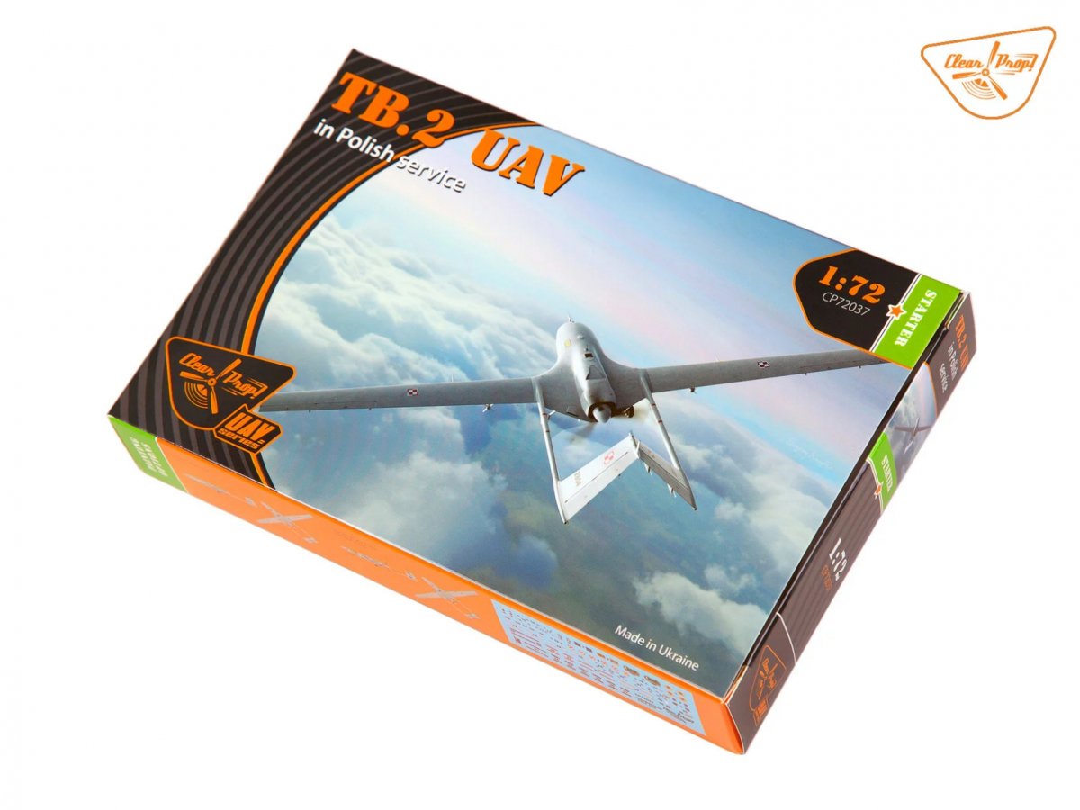 Clear Prop! CP72037 TB.2 UAV in Polish service STARTER KIT 1/72 – immagine 2