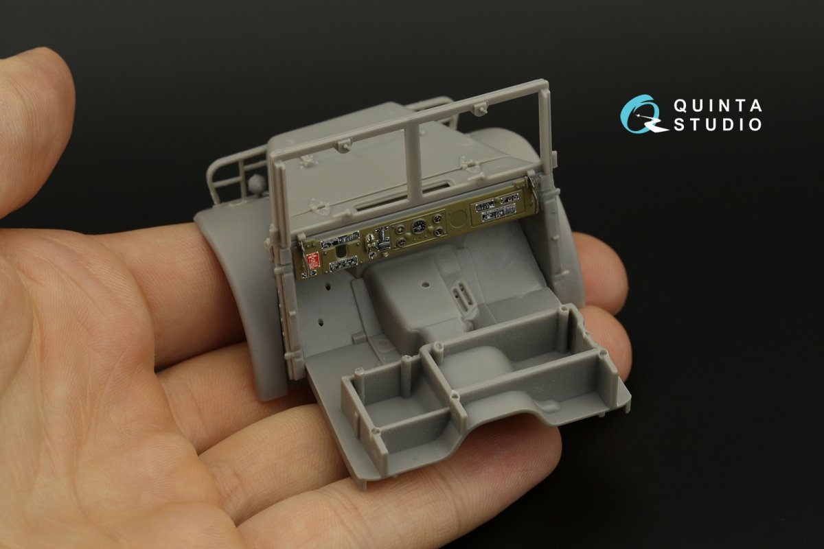 Quinta Studio QD35061 Dodge M37 3D-Printed &amp;amp; coloured Interior on decal paper (Roden) 1/35 – imagen 11