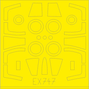Eduard EX747 F-104DJ for Kinetic Model 1/48