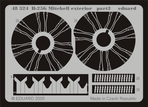 Eduard BIG4862 B-25G 1/48 ACCURATE MINIATURES – Bild 3