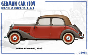 MiniArt 38016 GERMAN CAR 170V CABRIO SALOON 1/35 – imagen 9