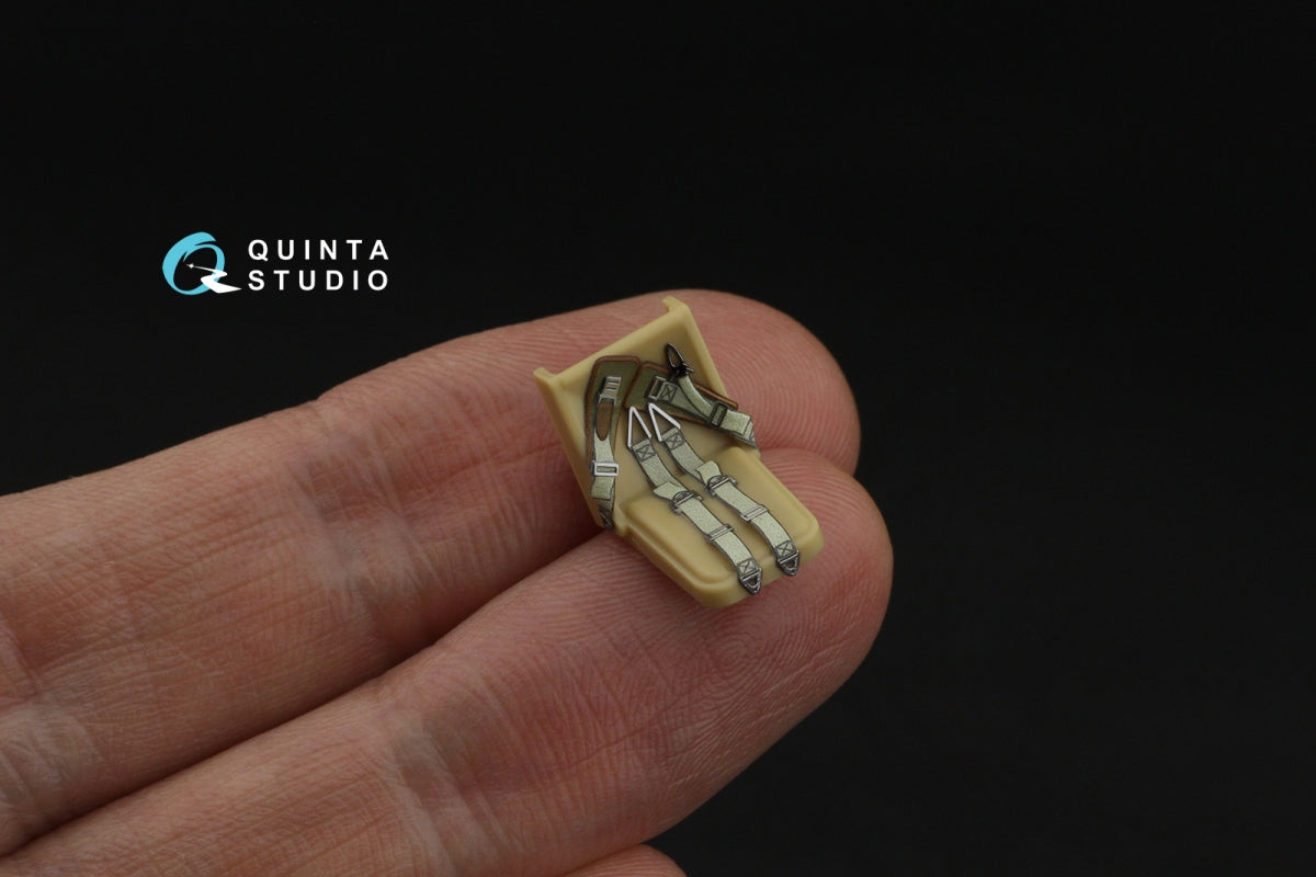 Quinta Studio QR+48096 WWII German fighter seat belts (with metal buckles) (All kits) 1/48 – Bild 7