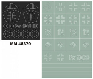 Montex MM48379 FW 190D-9 HOBBY BOSS 81716 1/48