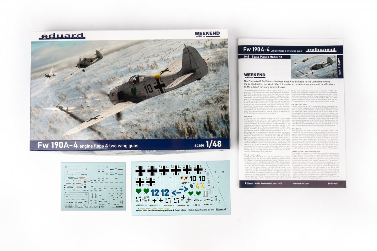 Eduard 84117 Fw 190A-4 w/ engine flaps &amp;amp; 2-gun wings 1/48 – imagen 3
