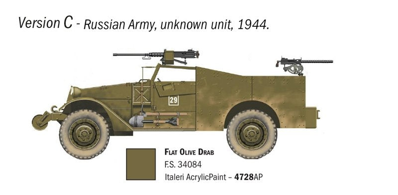 Italeri 7063 M3A1 Scout Car 1/72 – imagen 6