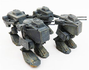 Modelcollect UA72195 Fist of War German WWII Blf-100A light fighting Mech 1/72 – imagen 4