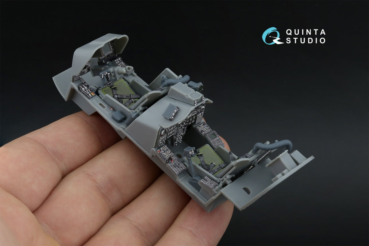 Quinta Studio QD+35153 AH-1W 3D-Printed &amp;amp; coloured Interior on decal paper (Trumpeter) (with 3D-printed resin parts) 1/35 – zdjęcie 10