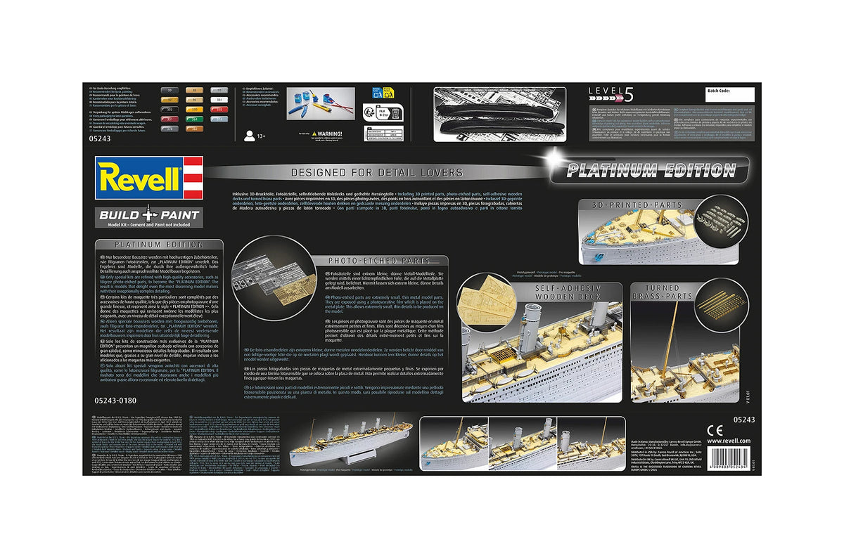 Revell 05243 Titanic Platinum Edition 1/400 – zdjęcie 8