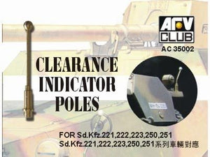 AFV Club AC35002 Clearance Indicator Poles 6szt