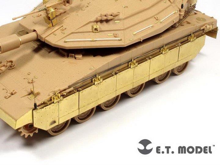 E.T. Model E35-098 Israel Merkava Mk.IV Tank LIC Side Skirts (For ACADEMY 13227) 1/35 – imagen 4