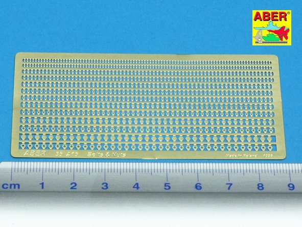 Aber 35A015 Śruby i nakrętki 1/35 – immagine 2