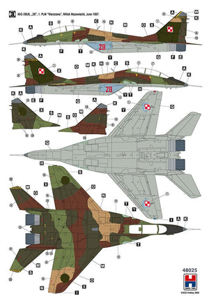 Hobby 2000 48025 MiG-29UB Polish Air Force 1/48 – imagen 3