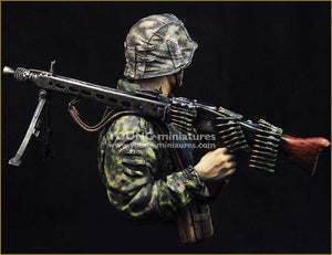 Young Miniatures YM1869 Waffen SS Young Machine Gunner 1944 1/10 – imagen 5