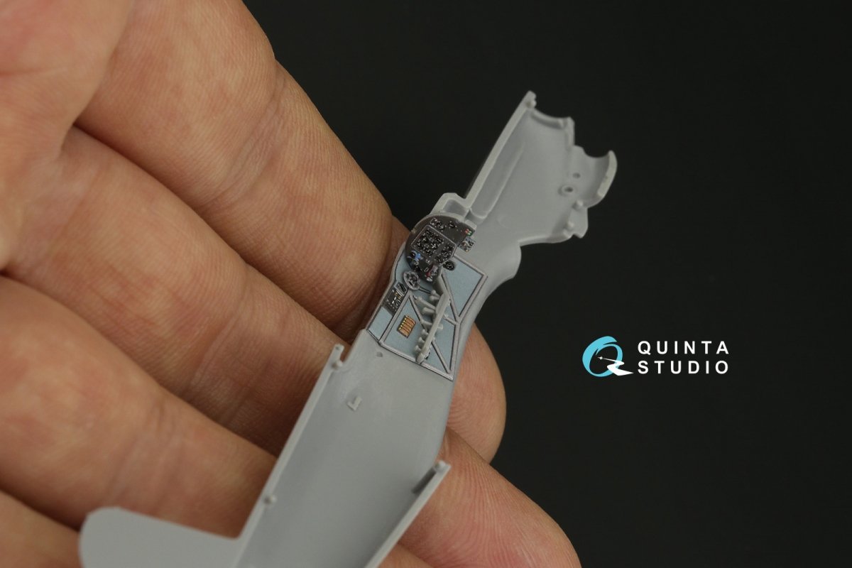 Quinta Studio QD72084 Yak-1B 3D-Printed &amp;amp; coloured Interior on decal paper (Arma Hobby) 1/72 – immagine 4