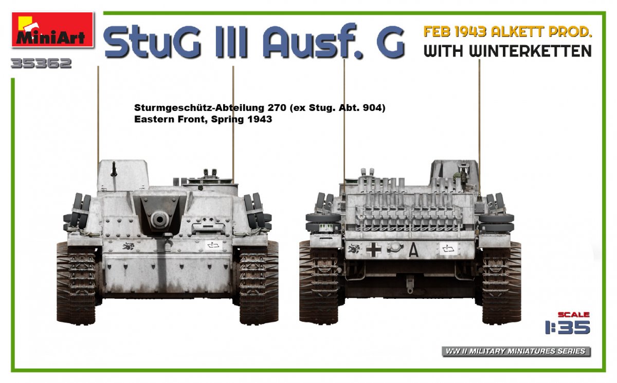 Mini Art 35362 StuG III Ausf. G FEB 1943 ALKETT PROD. WITH WINTERKETTEN 1/35 – zdjęcie 10