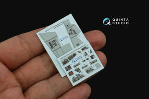 Quinta Studio QDS-72173 Blackburn Buccanneer S.2B Late 3D-Printed &amp;amp; coloured Interior on decal paper (Airfix) (small version) 1/72 – imagen 3