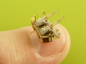 Master SM-350-094 USN 40 mm/56 Bofors quadruple mount ver.2 / with Mk-51 director - (resin, PE and turned parts) - (6pcs) 1/350 – zdjęcie 2