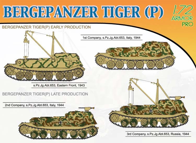 Dragon 7227 BERGEPANZER TIGRE (P) (1/72) – image 3