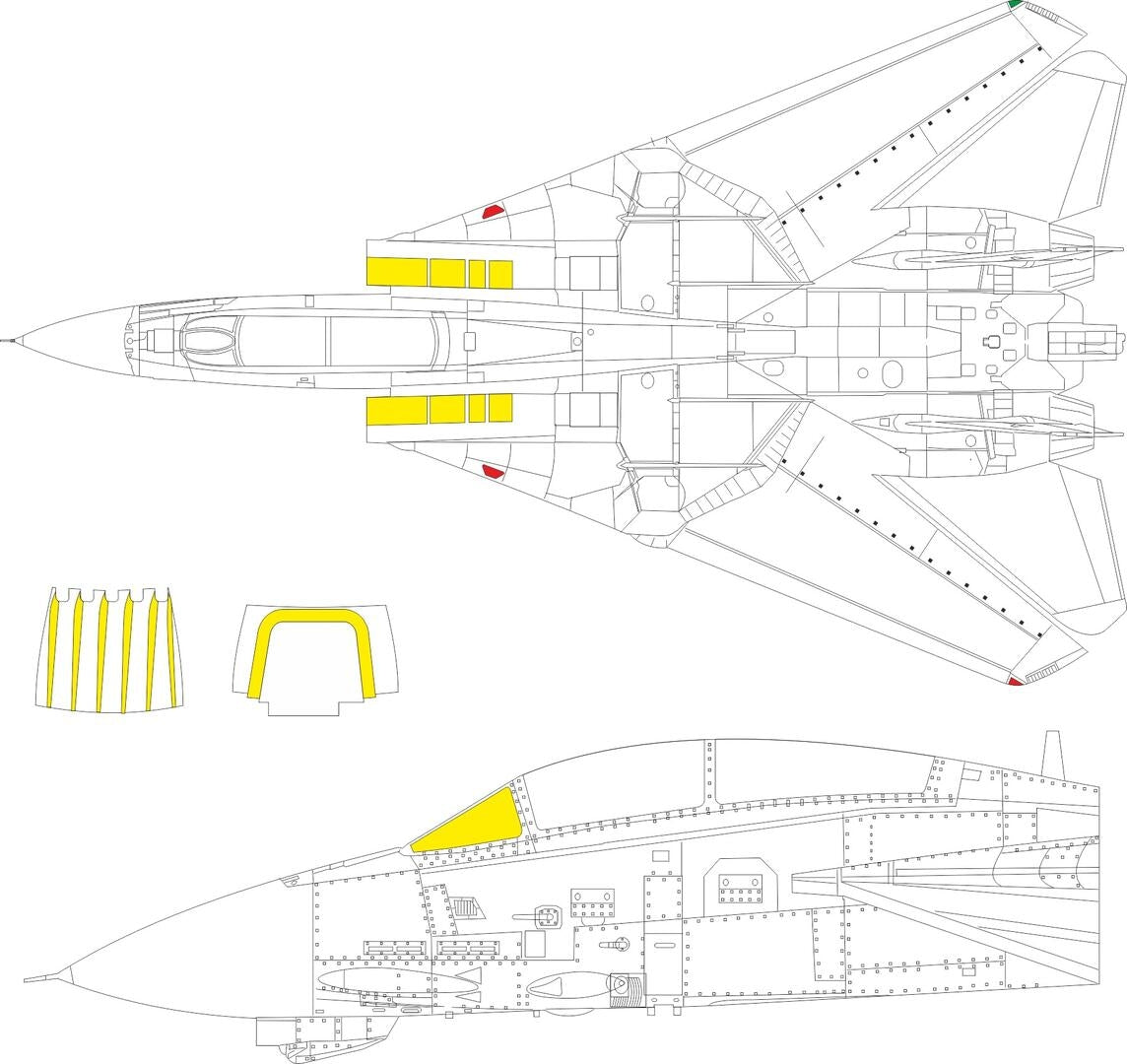 Eduard EX1103 F-14D GREAT WALL HOBBY 1/48 – zdjęcie 2