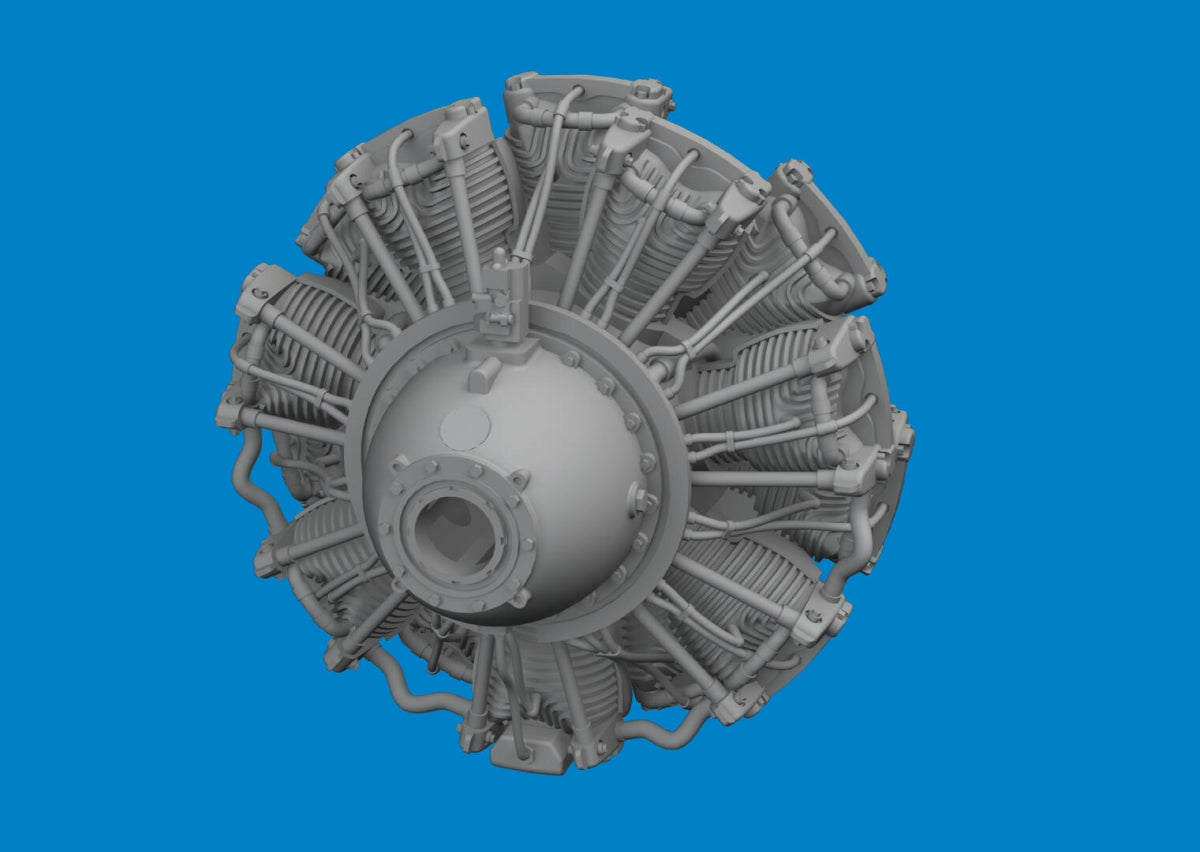 Eduard 6481111 B-24D engines PRINT HOBBY BOSS 1/48 – imagen 2