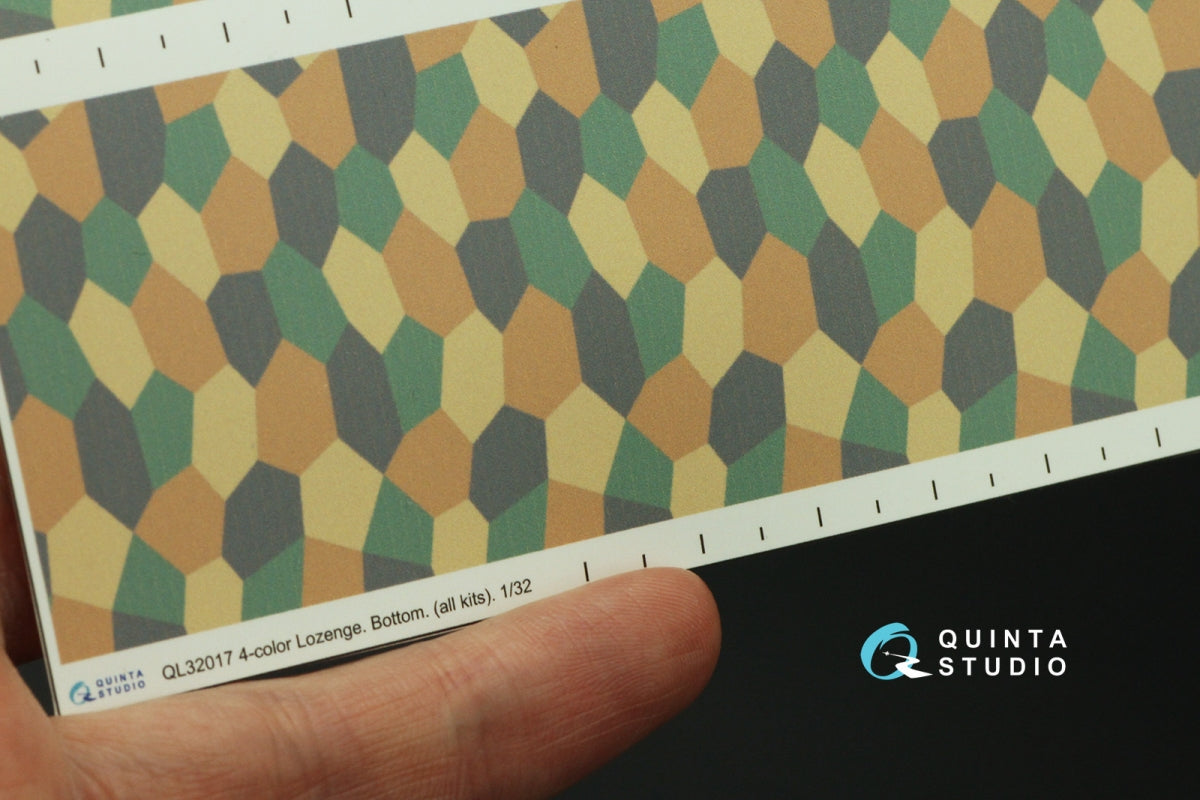 Quinta Studio QL32017 German WWI 4-Colour Lozenge (lower surface) 1/32 – immagine 3