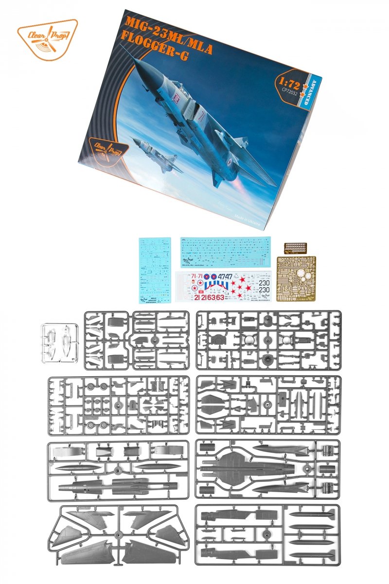 Clear Prop! CP72032 MiG-23ML/MLA Flogger-G ADVANCED KIT 1/72 – Bild 3