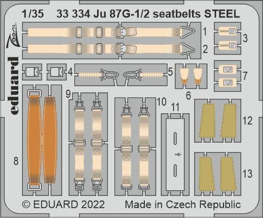 Eduard BIG33146 Ju 87G-1/2 BORDER MODEL 1/35 – imagen 3