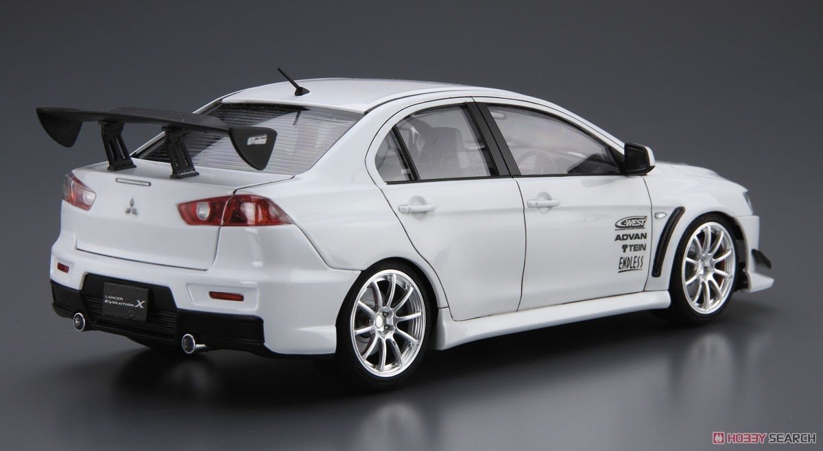 Aoshima 05897 Mitsubishi Lancer Evo &amp;#39;07 1/24 – immagine 3